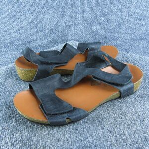 Sole‎ Terra Women's Strappy Black Leather Size 39M Gently Used 2025